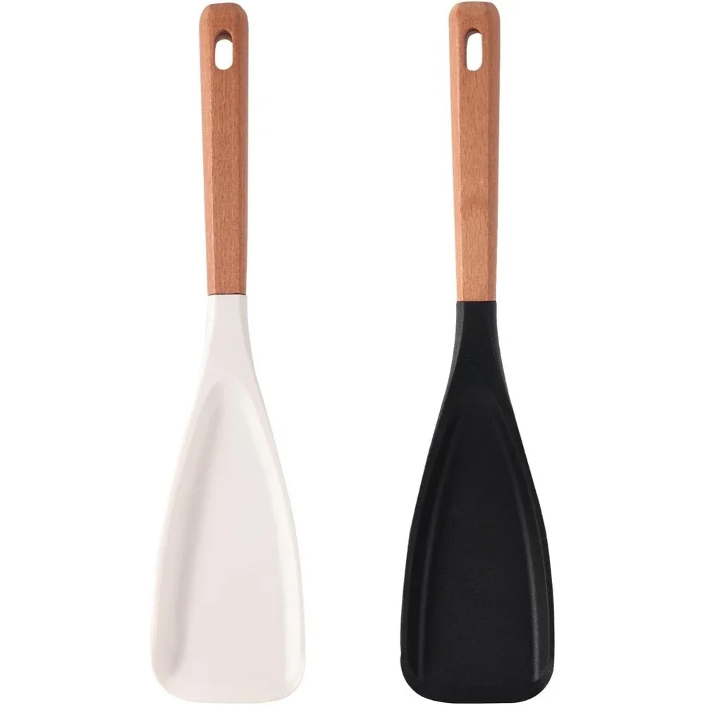 Cedar and Ash Spoonula Multifunction Spatula Cooking Black+White+ 5pc scrubbies